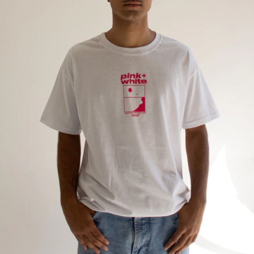 camiseta versevoid pink+white
