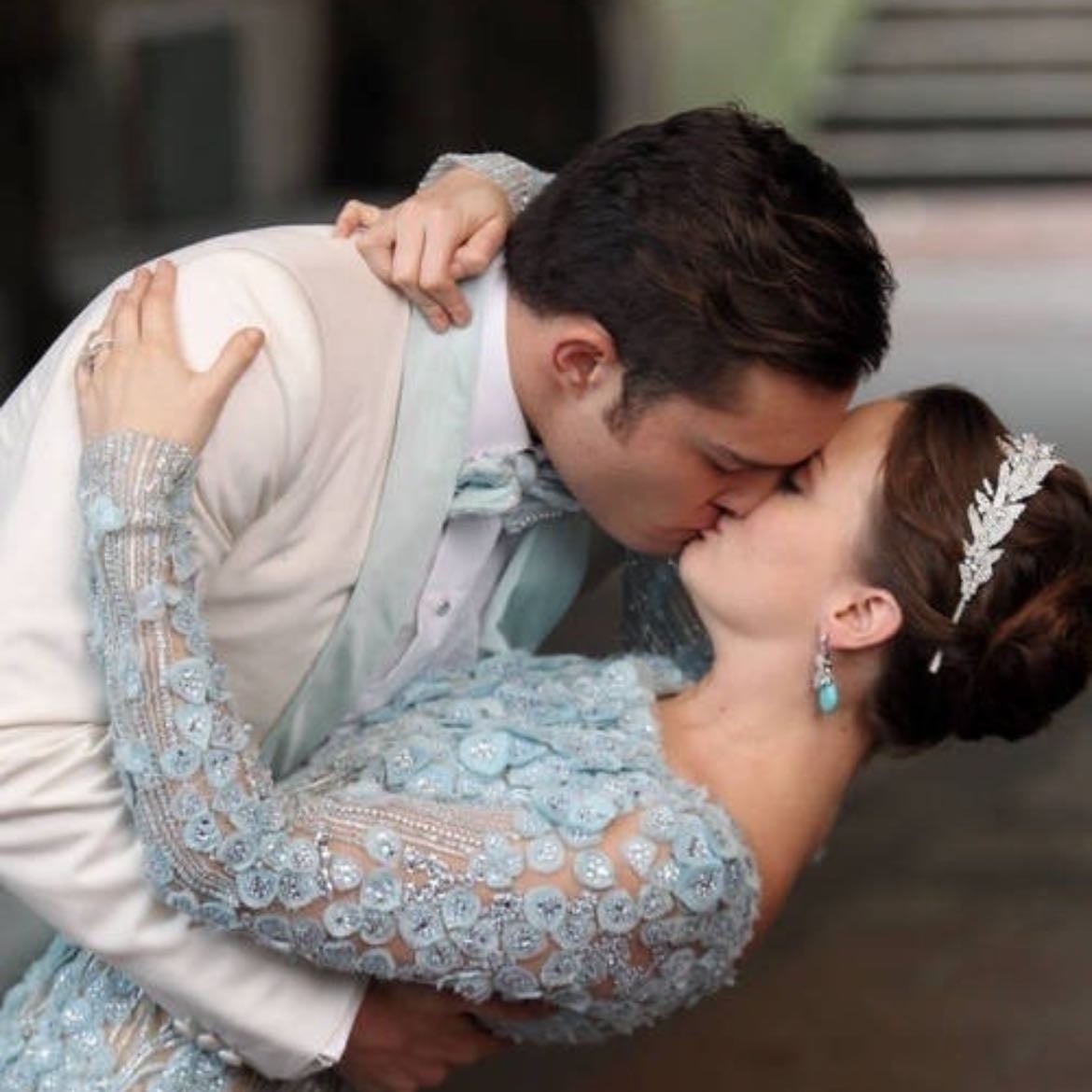 Bethesda Fountain - chuck and blair say, “i do”