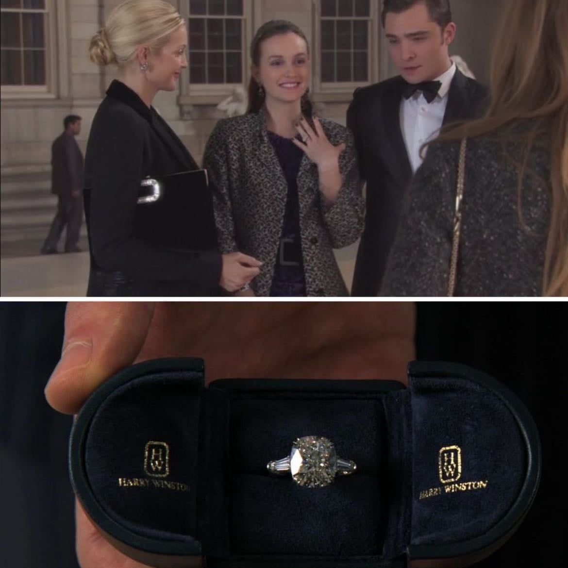 Harry Winston - where the infamously unromantic chuck bass bought blair an engagement ring years before they even got married