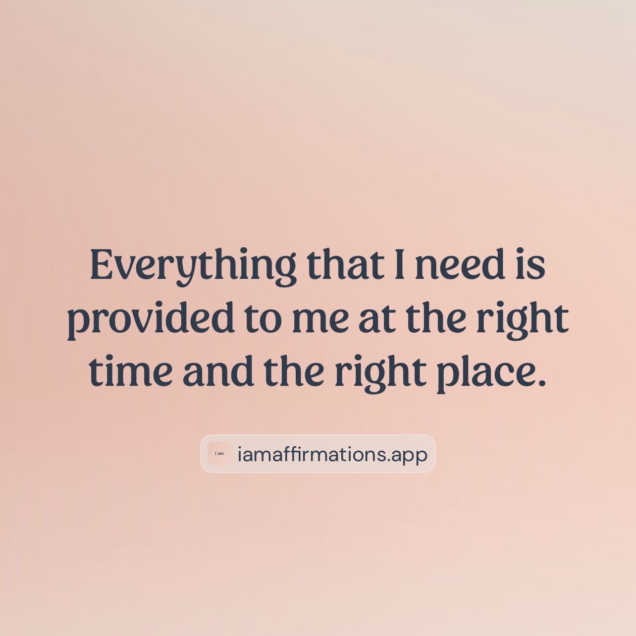 Affirmation