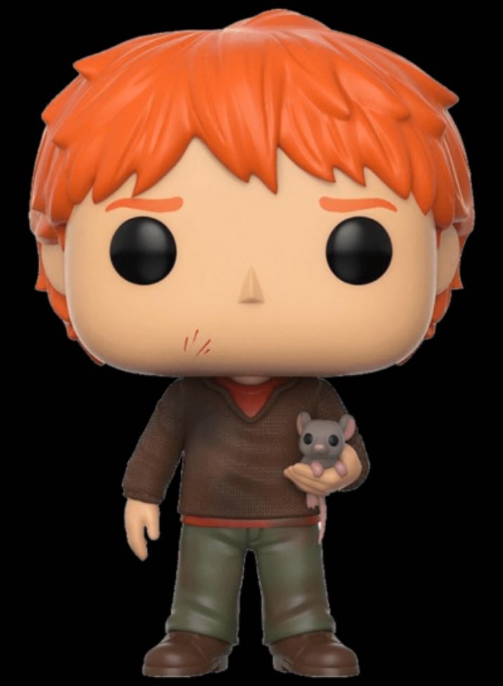 Ron with scabbers - He looks great