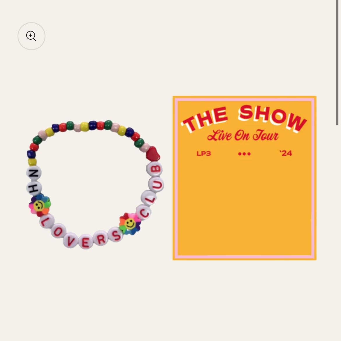 tslot beaded bracelet - SO CUTE