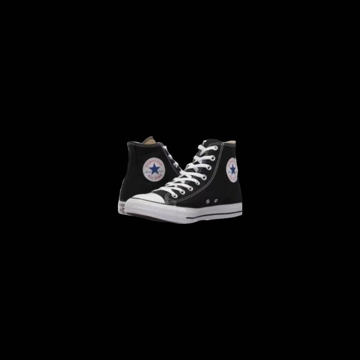 black high tops - converse
