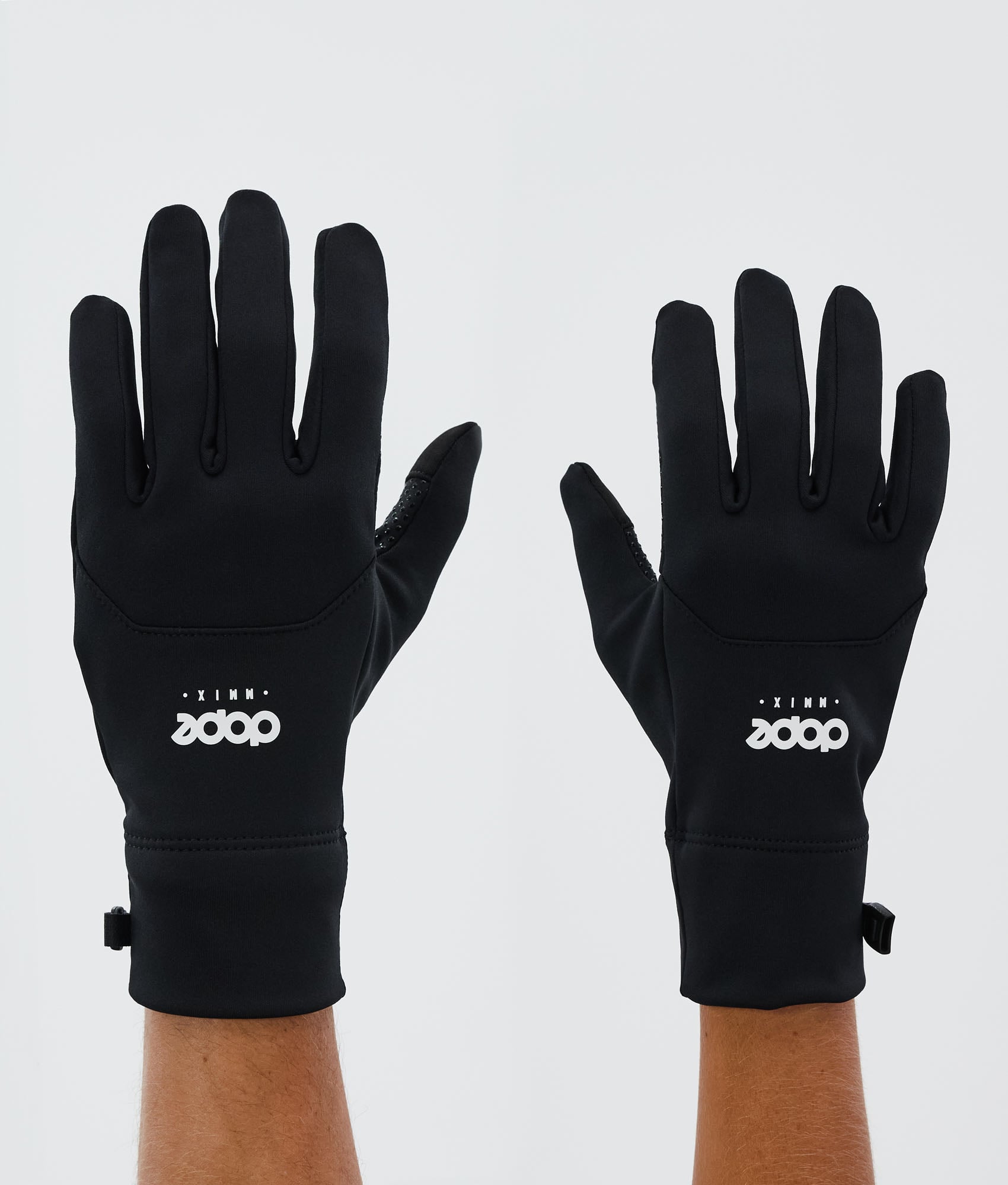 Power Ski Gloves Black/White | - Dopesnow