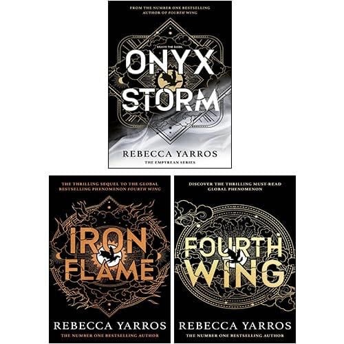 The Empyrean Series 3 Books Collection Set By Rebecca Yarros (Fourth Wing, Iron Flame & Onyx Storm) - Rebecca Yarros · 2025
