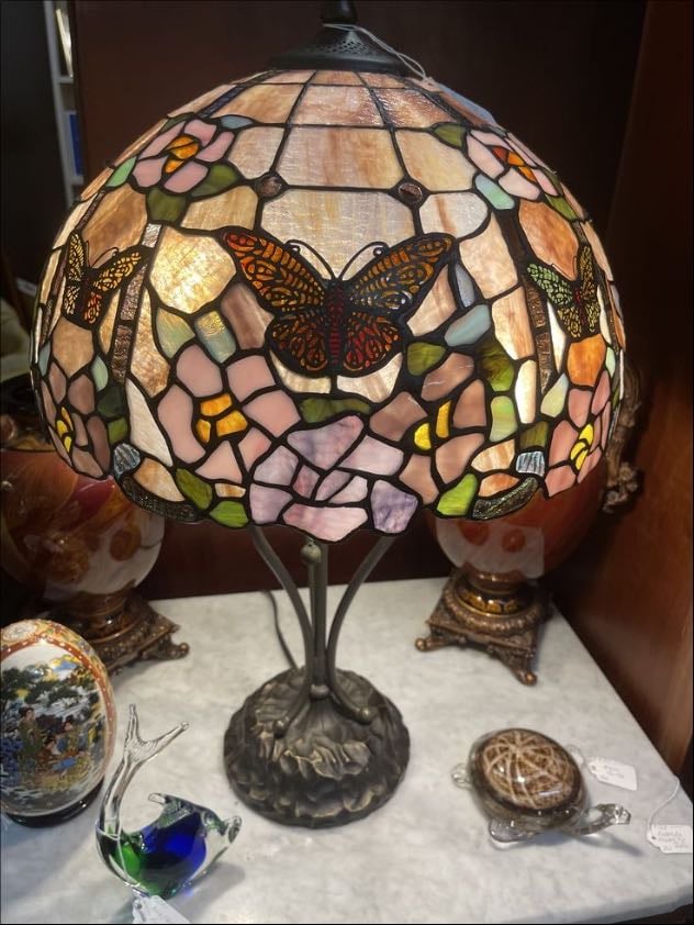 A Tiffany lamp - Especially a butterfly one