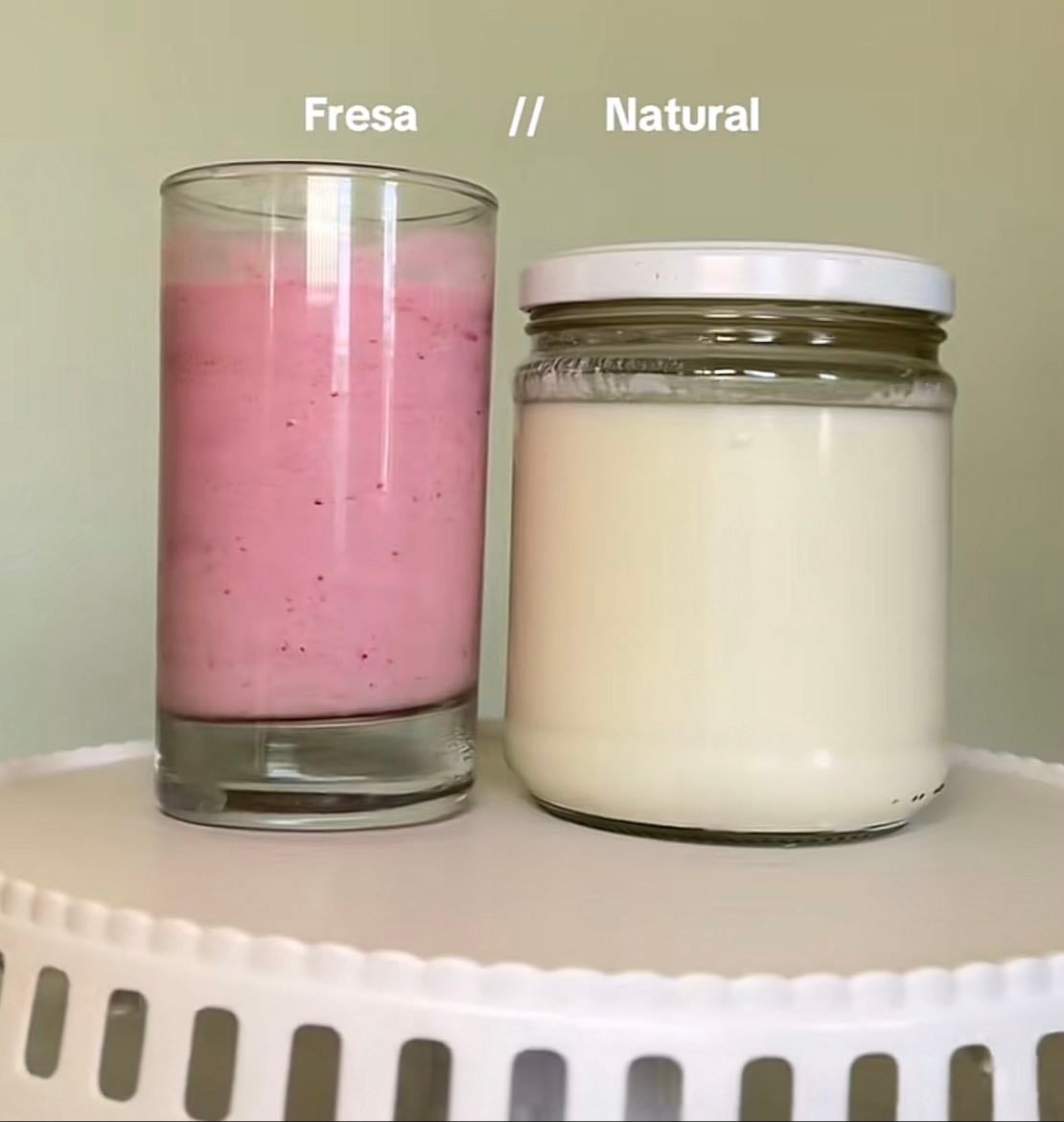 Yogurt - Fresa y natural