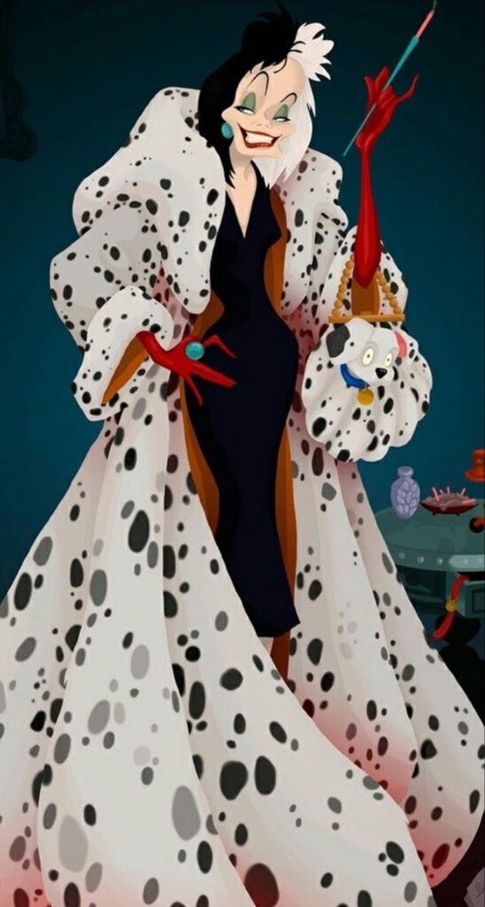 Cruella de vil - https://vt.tiktok.com/ZS51mrj8h/