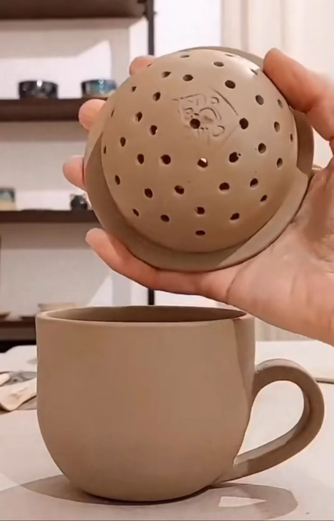 taza con infusor