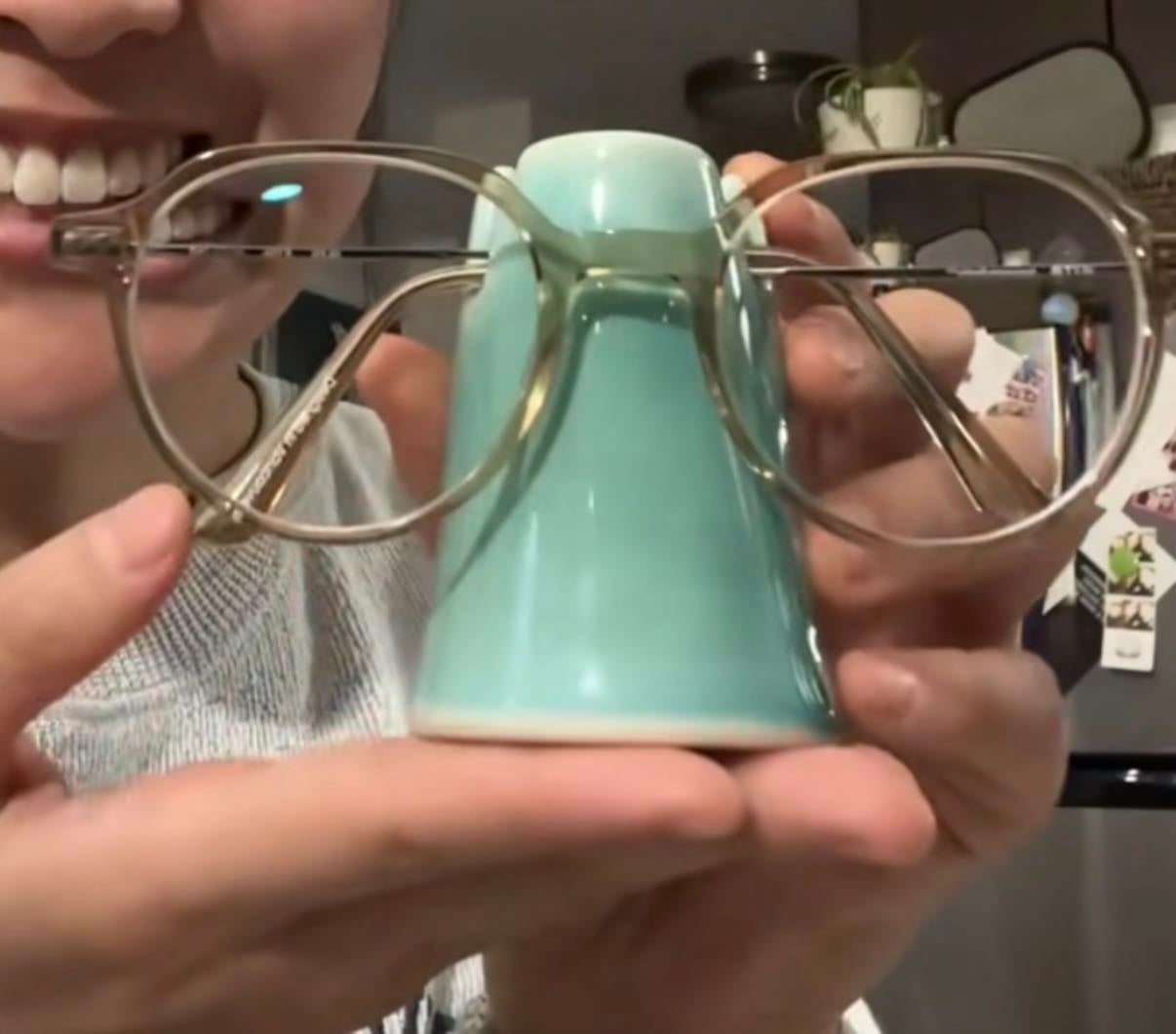 sujetador de lentes