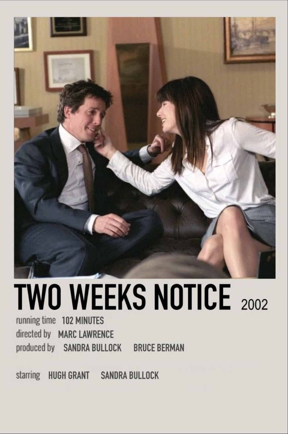 two weeks notice - amor a segunda vista