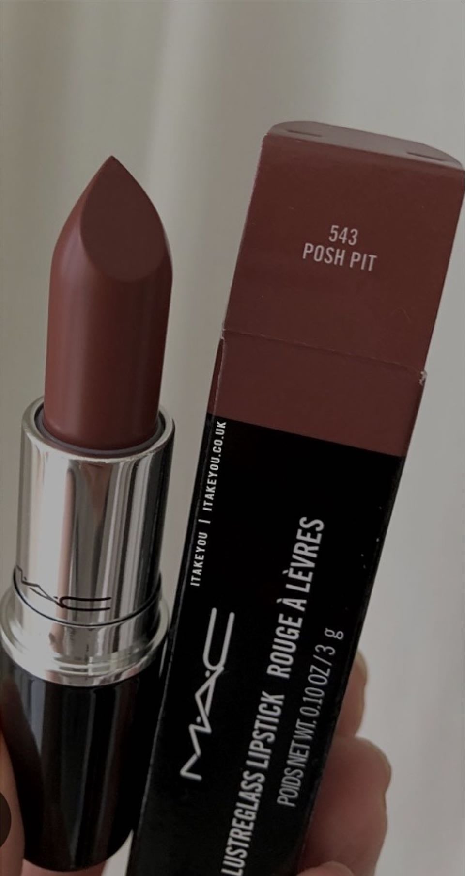lustreglass lipstick mac - #543 posh pit