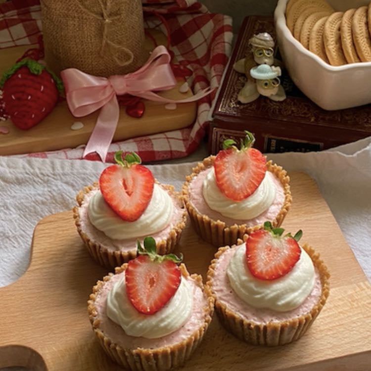 pays de fresa con crema - muy ricos!