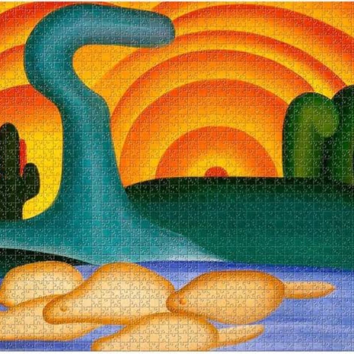 Sol Poente - Tarsila do Amaral