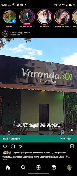 Varanda 301 Gastrobar Águas Claras
