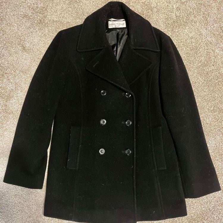 black peacoat