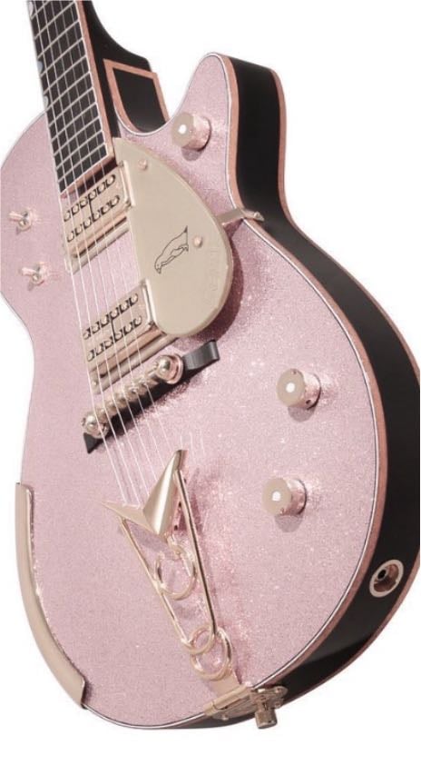 Gretsch Custom shop masterbuilt champagne sparkle pink penguin