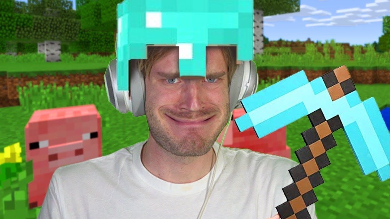 Minecraft Part 1 - YouTube - pewdipie