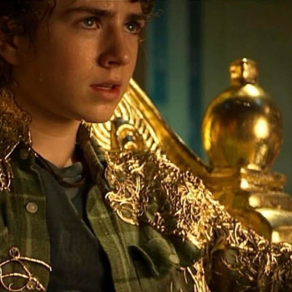 percy jackson and the olympians - s1 ep. 5 the acting in this scene is insane. walker''s tears, the look on his face, the dialogue, leah''s reactions
