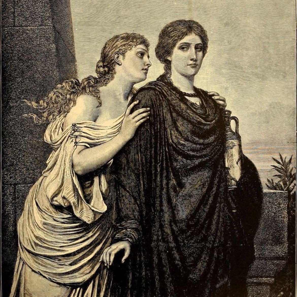 antigone and ismene - "why would i care to live when you are gone?"