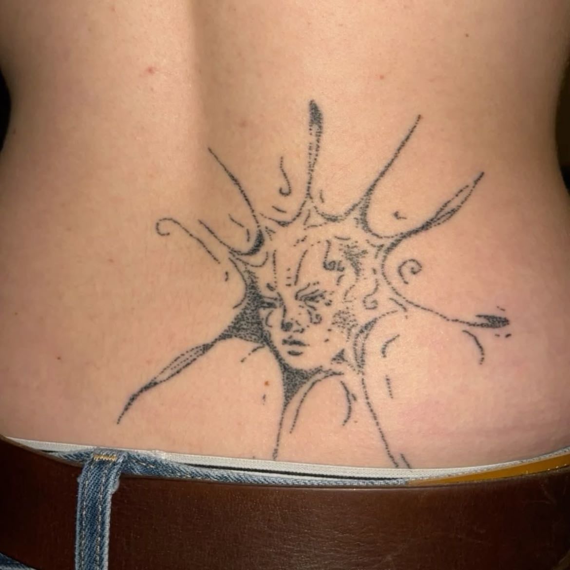 tattoos - he likes the idea of taking control over his body and what's on it