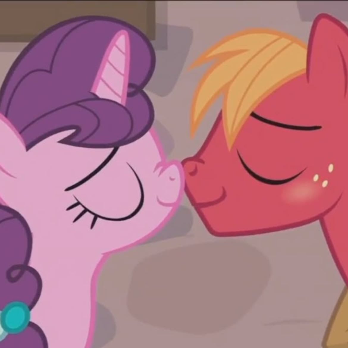 sugar belle and big mac - my little pony