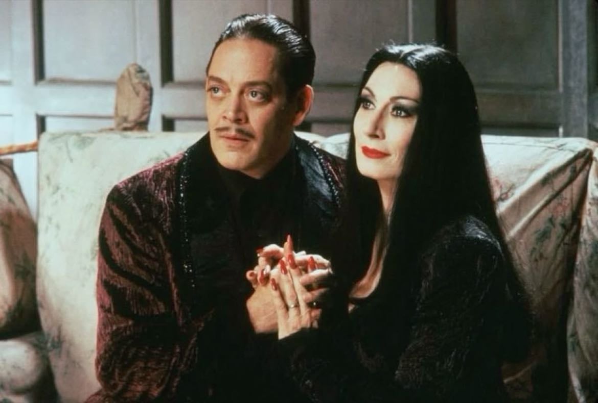 morticia and gomez addams - the addams family