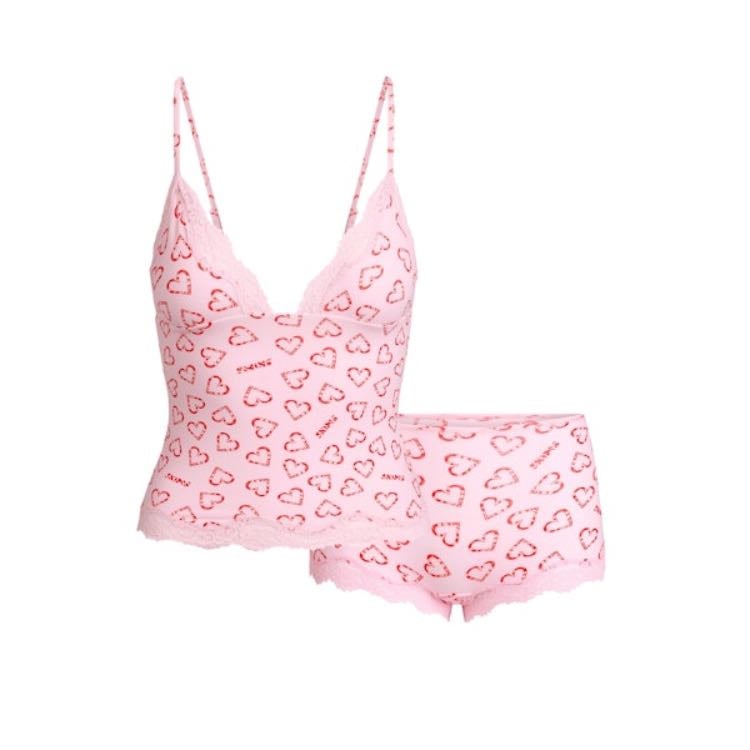 skims - ensemble débardeur triangle et shorty