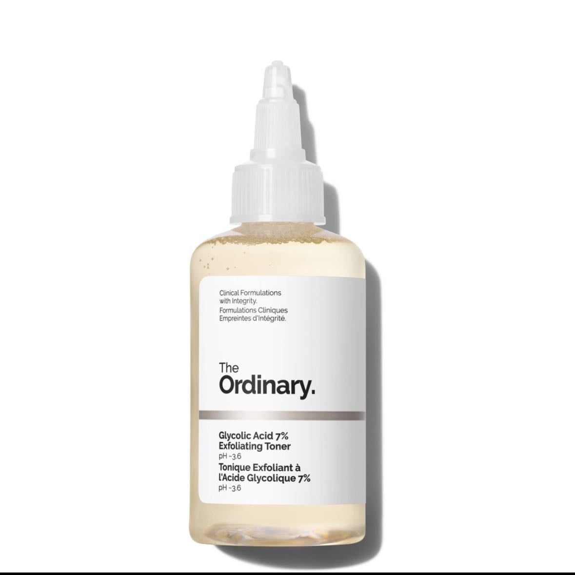 glycolic acid the ordinary - every 2-3 days pm