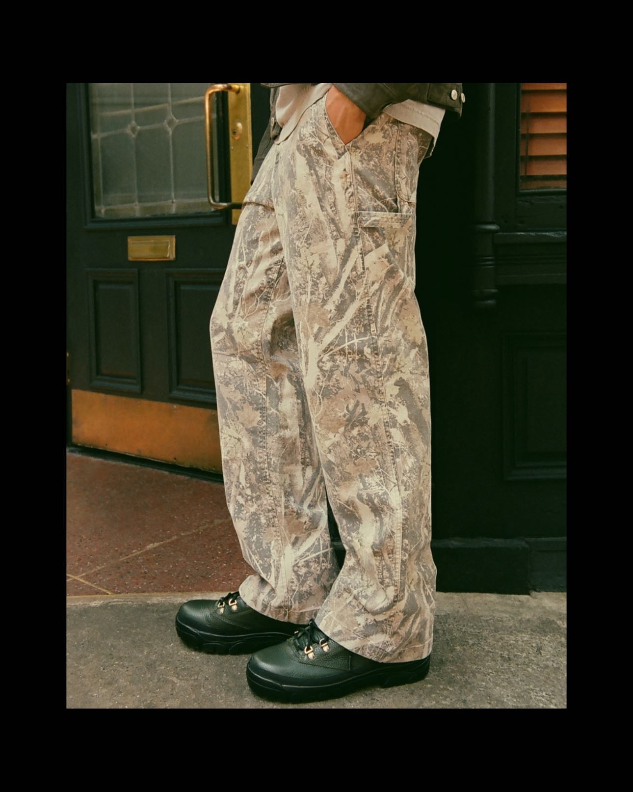 Baggy camo pants - Bershka