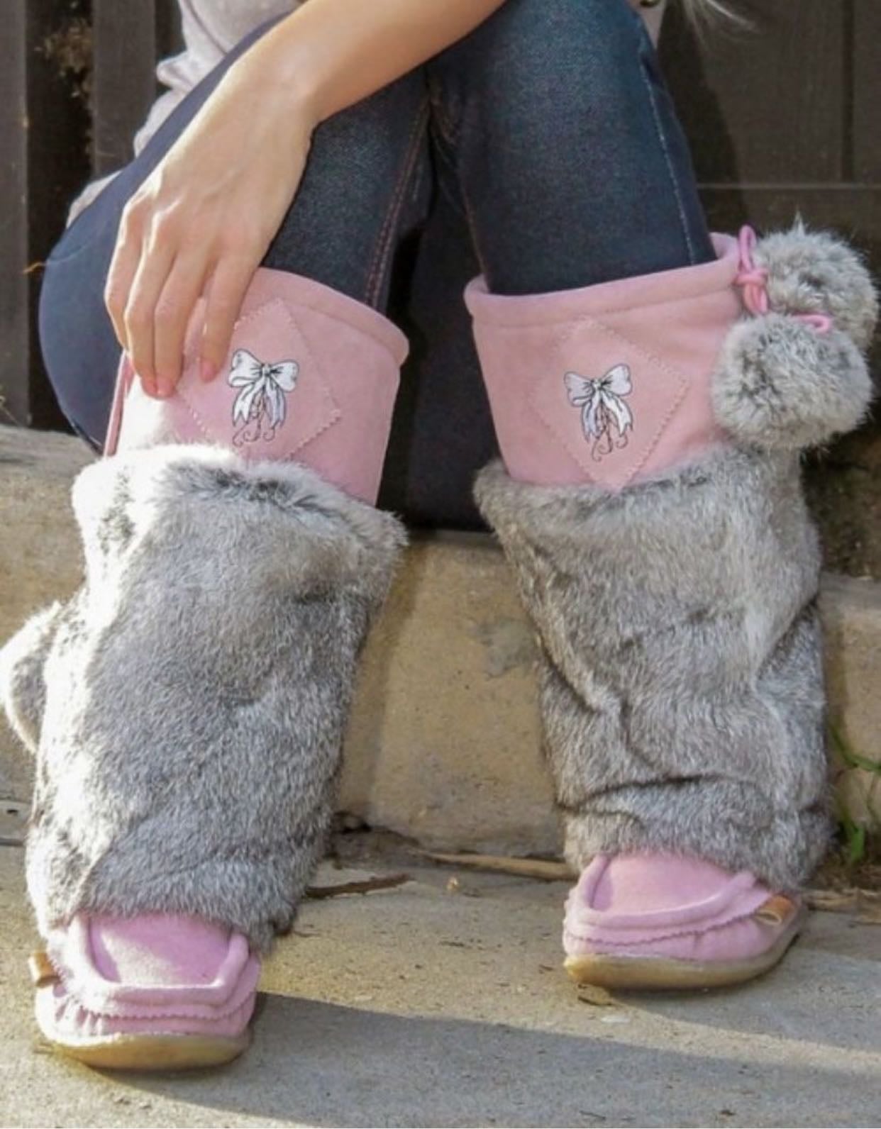 Pink moccasins