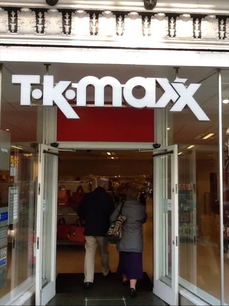 tk maxx shopping