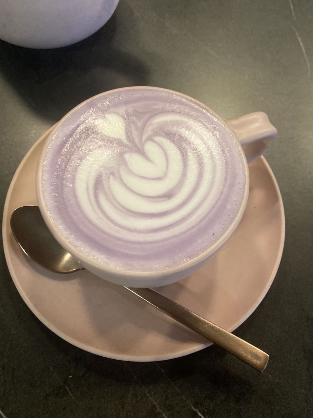 Taro latte