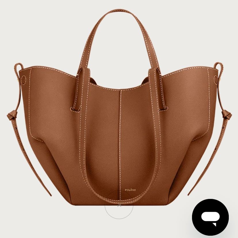 Polène - Cyme mini camel grainé