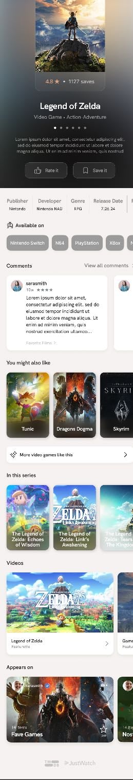 Video Games category - Organize and search for your favorite games!