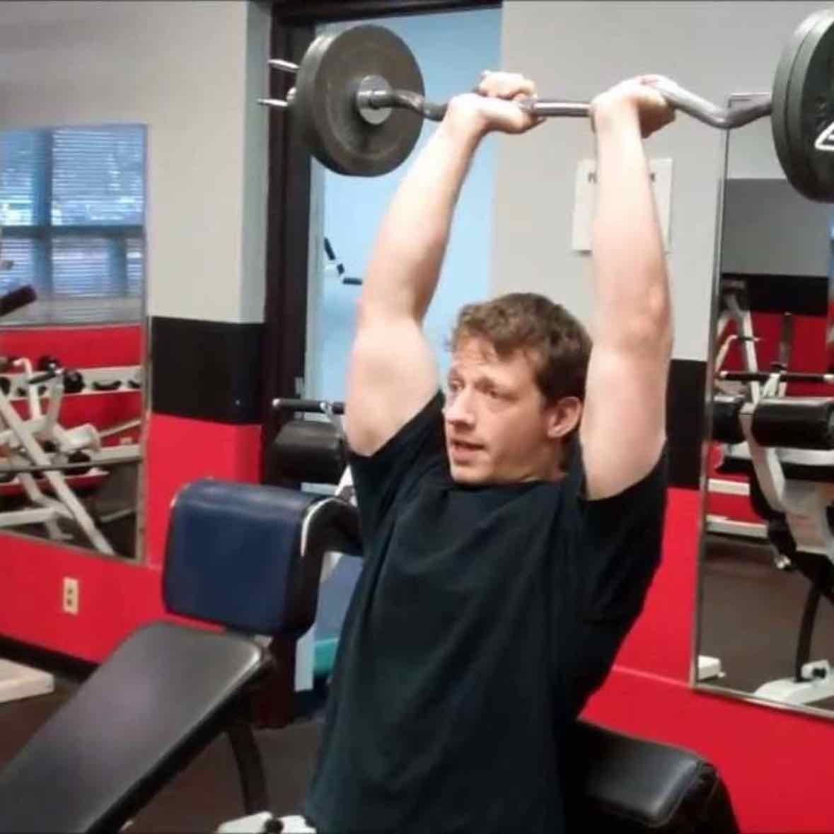 French Press (EZ Bar) - Triceps