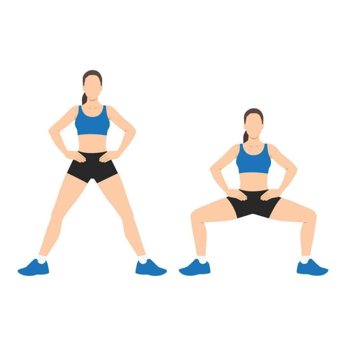 2. sentadillas sumo