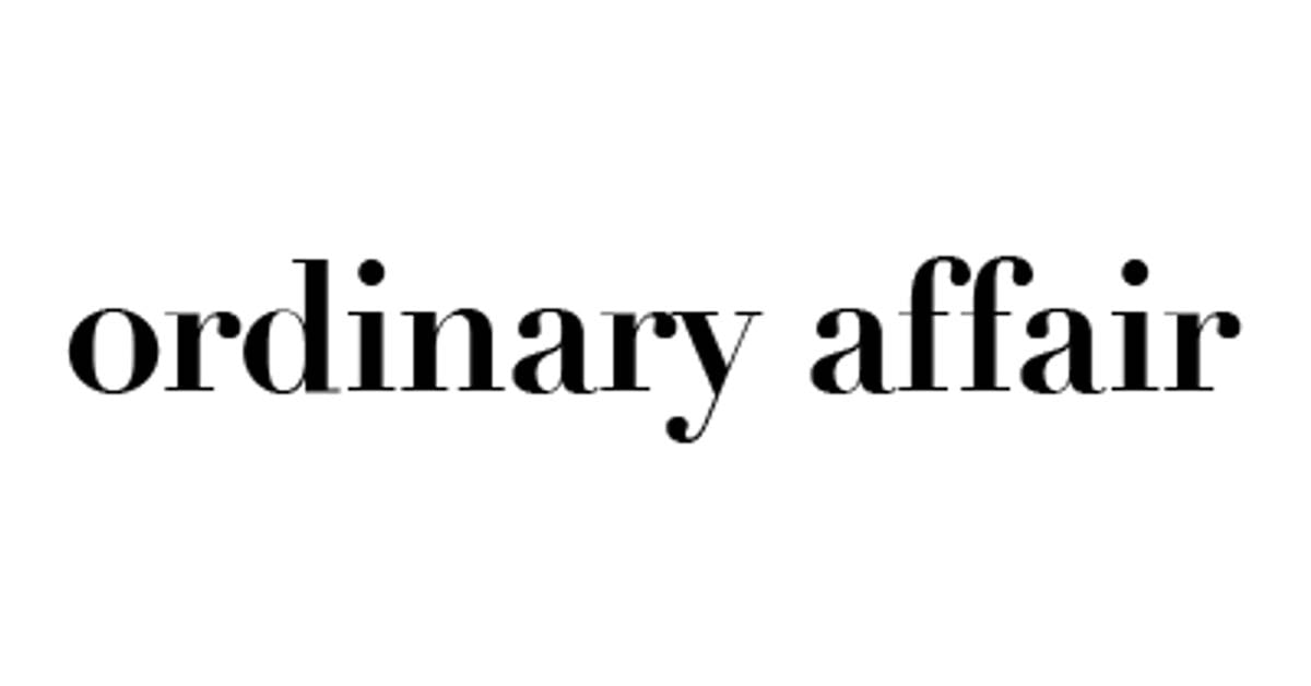 Ordinary Affair - Ordinary Affair