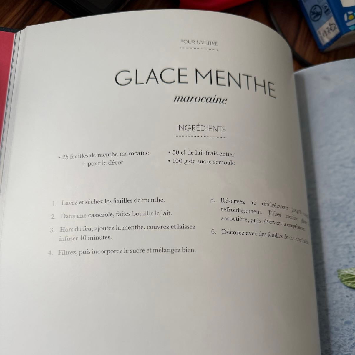 GLACE MENTHE