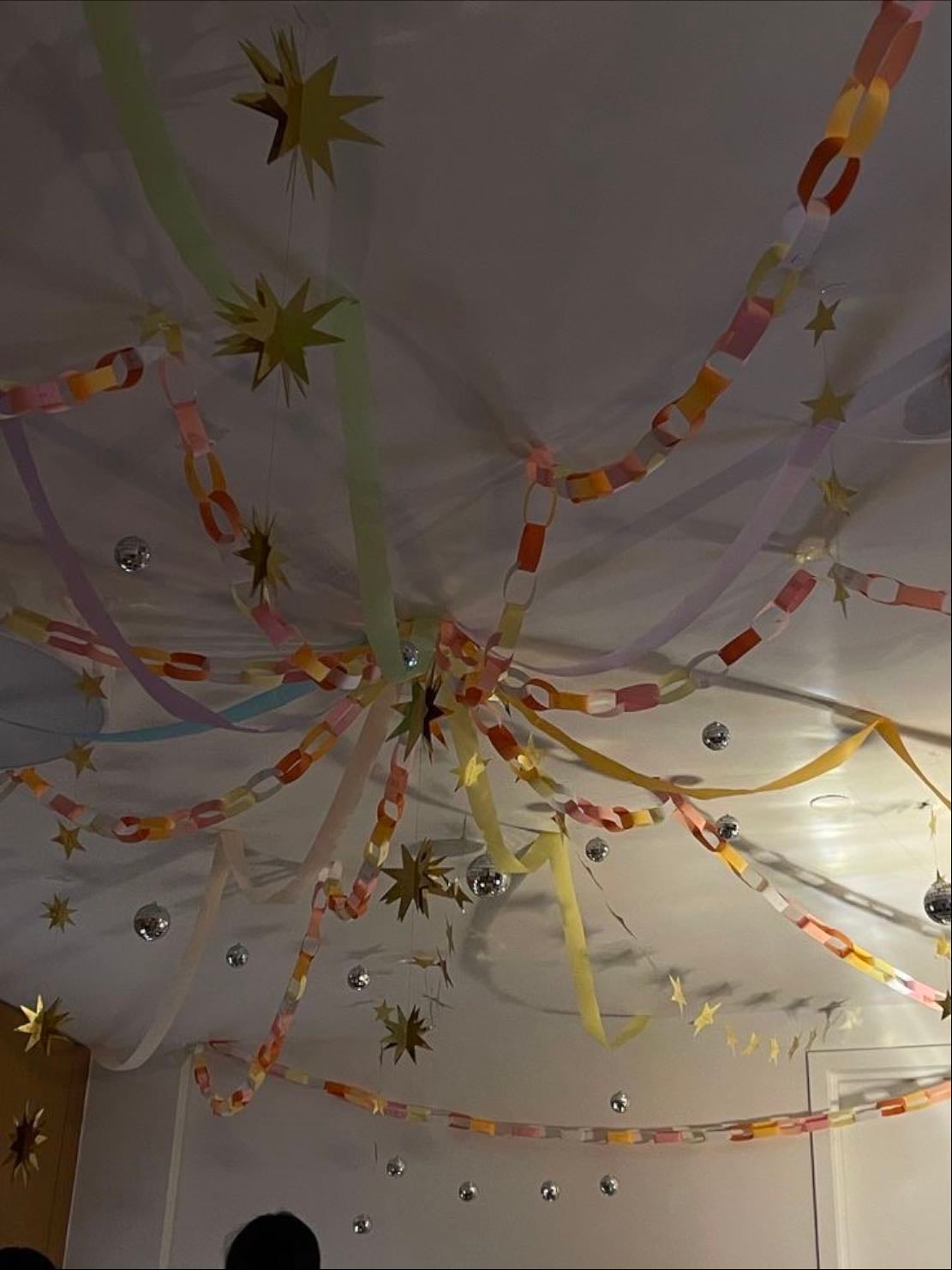 ceiling garland
