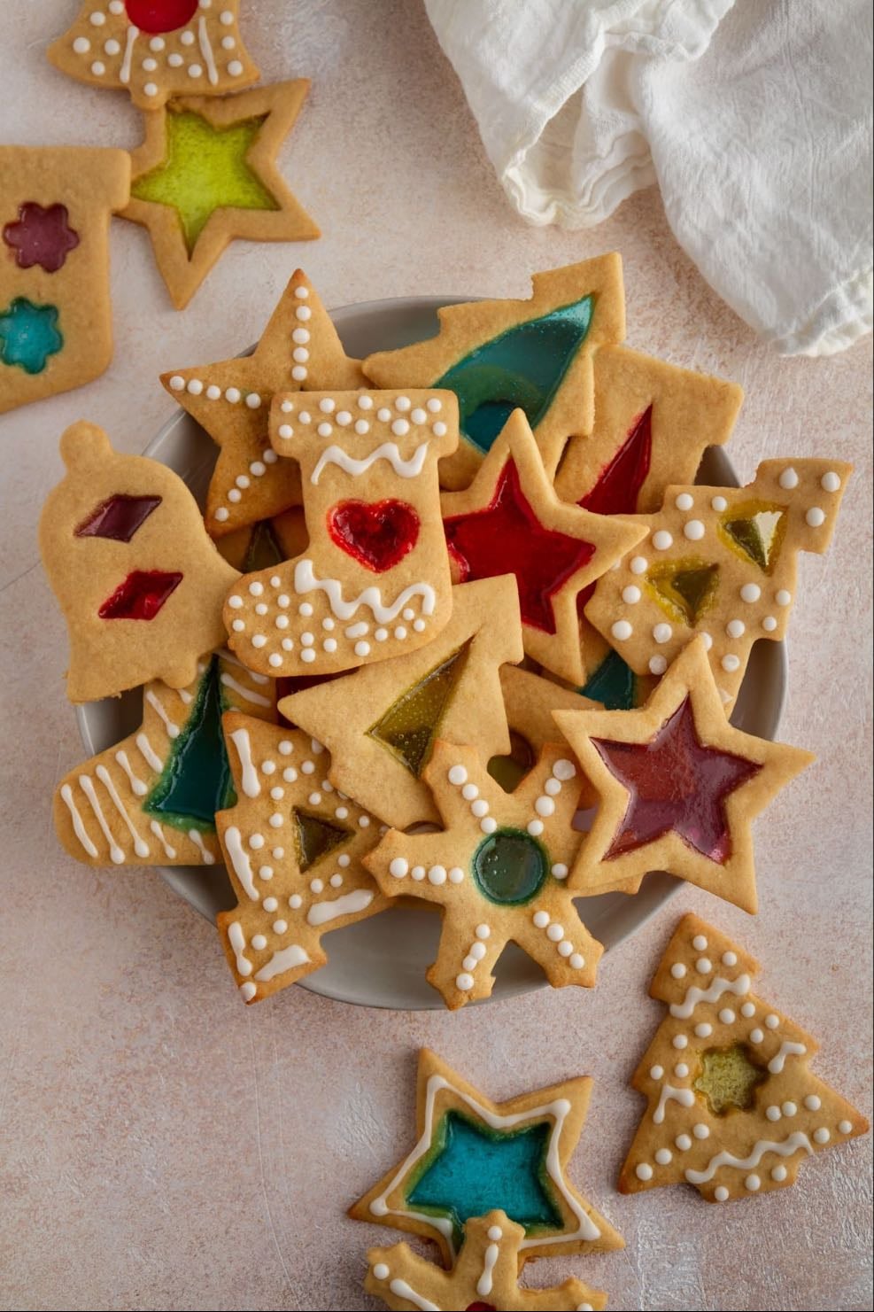 Stained glass cookies