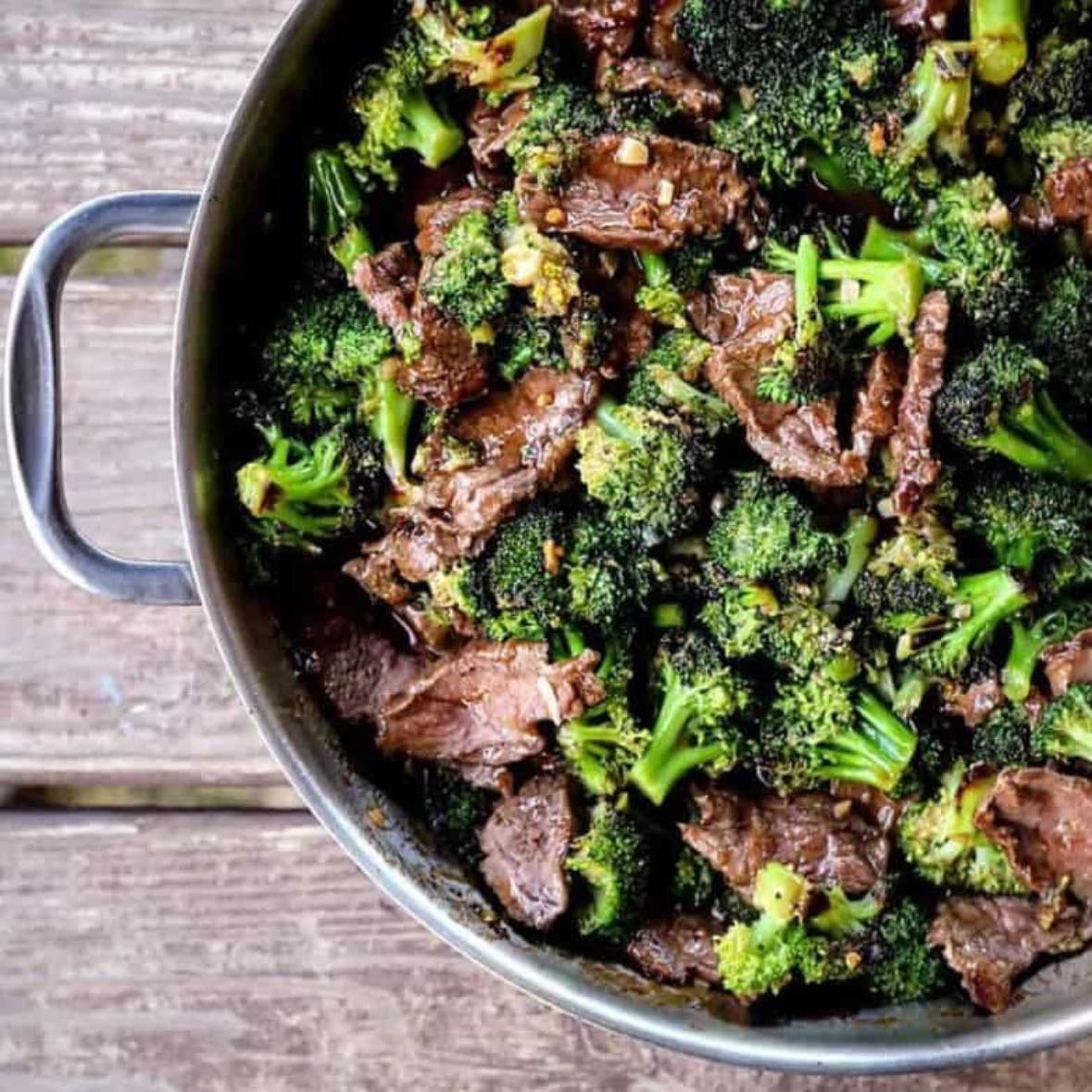 Spicy beef & broccoli