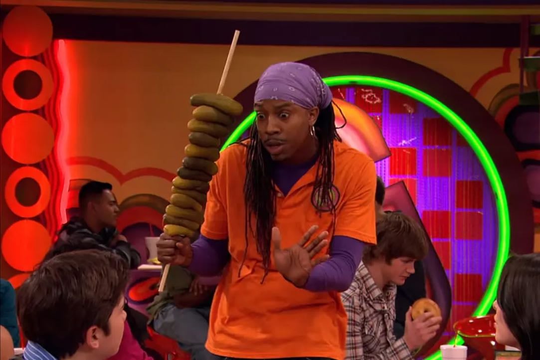 Tbo bagel on a stick (iCarly)