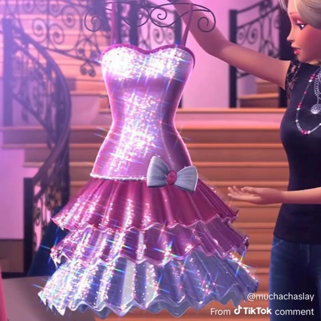 Barbie fashion show dress
