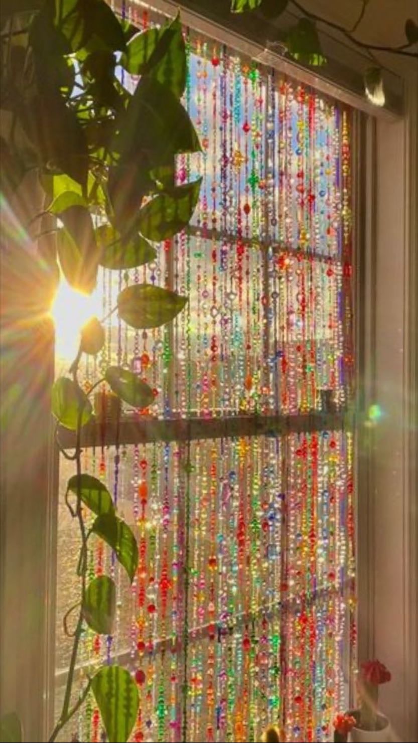 beaded curtain