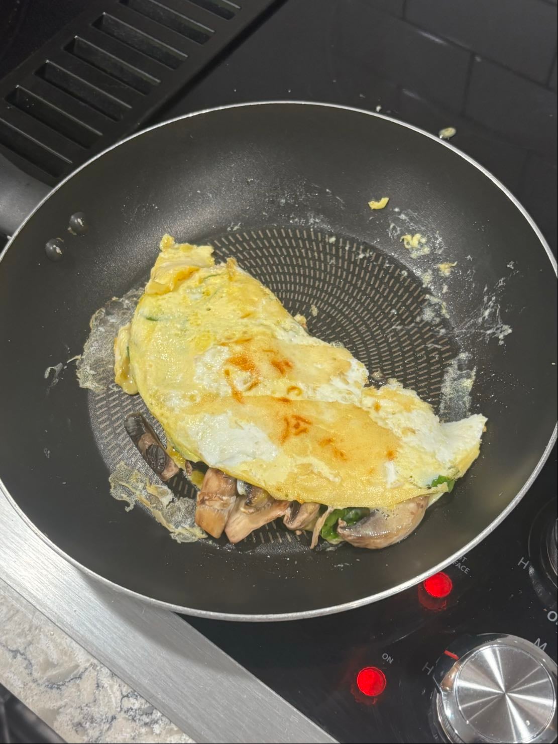Mushroom & Spinach Omelette