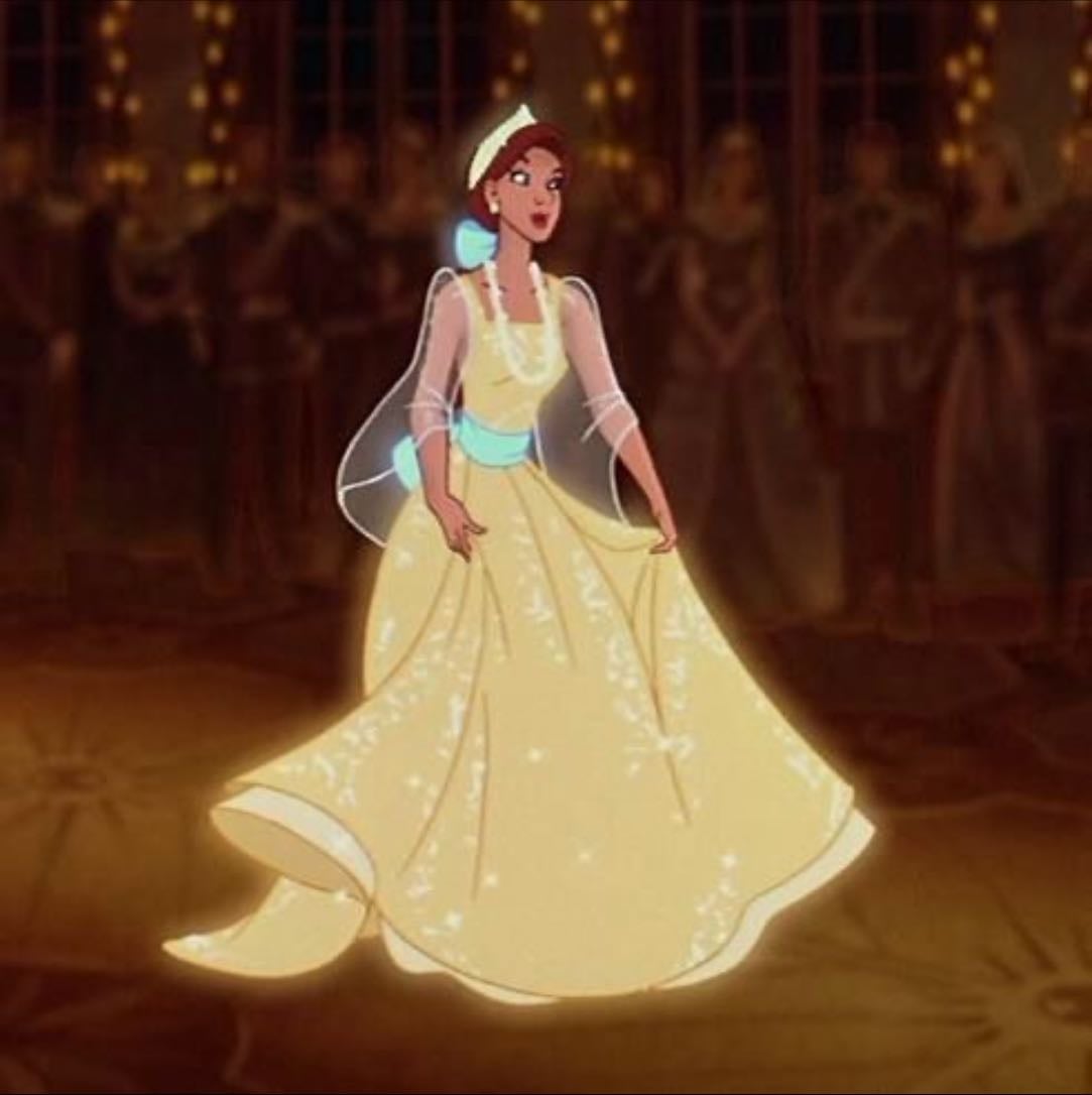 Anastasia yellow vision dress