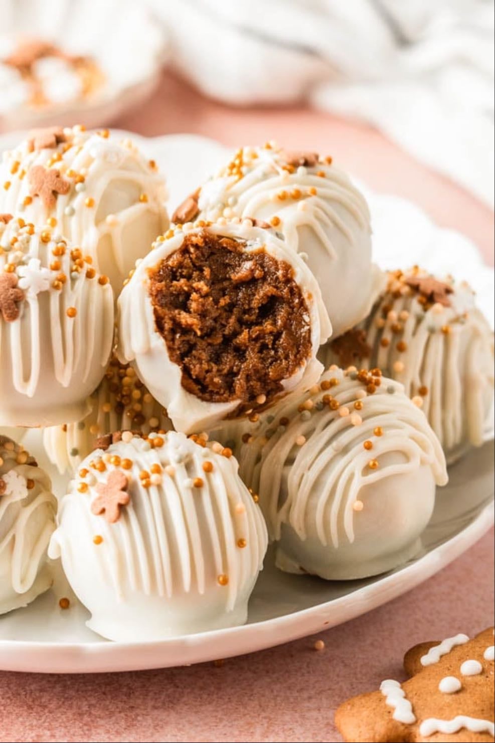 Gingerbread truffles