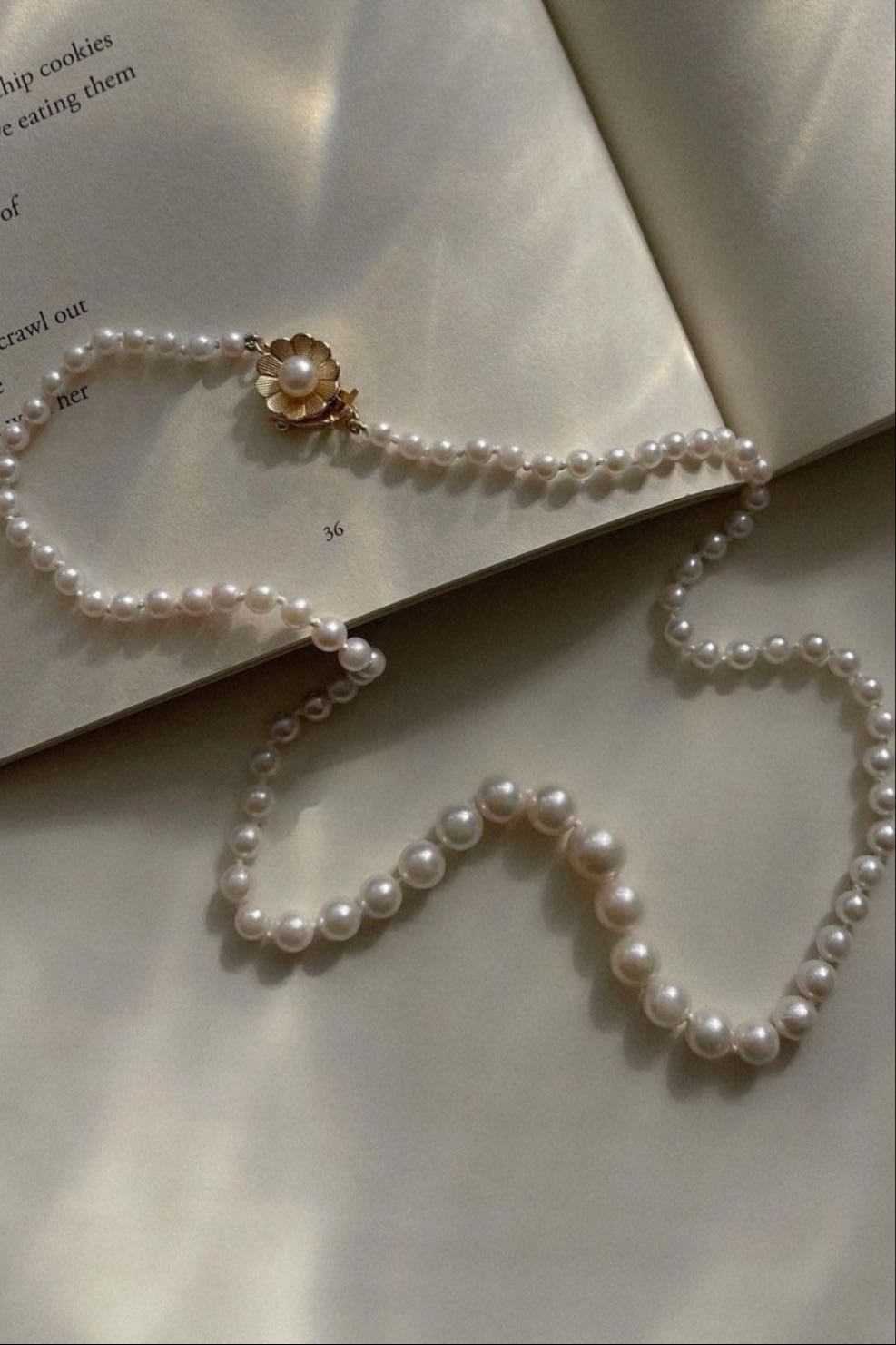 Pearl necklaces