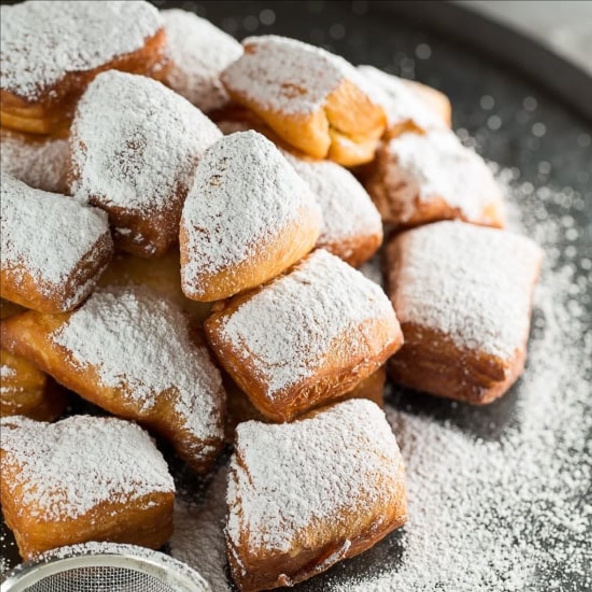 Homemade beignets